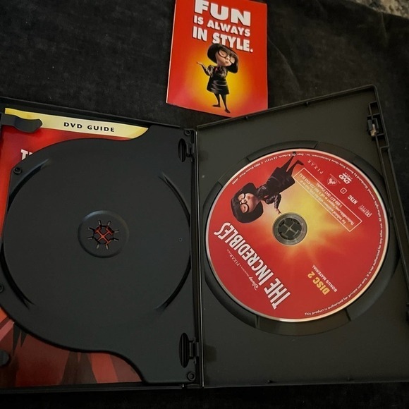 5/ $25  DISNEY'S Pixar The Incredibles 2-Disc Collector's Edition DVD - Picture 4 of 4